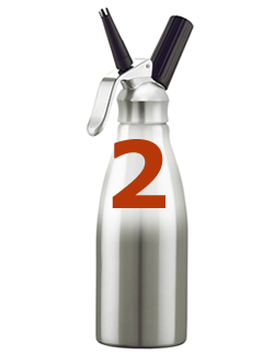 [3] 2 x Gastronomie 1 liter - RVS