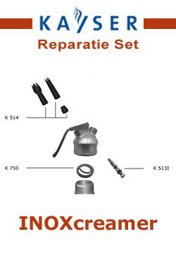 [4] Kayser INOXcreamer Reparatie Set